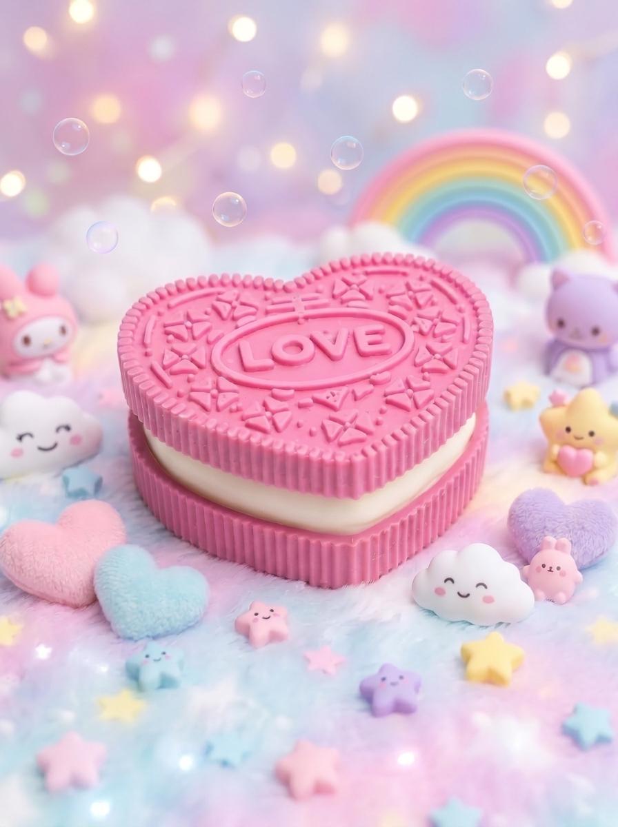 Pink Heart Cookie - Fidget Clicker — photo 3 of 4