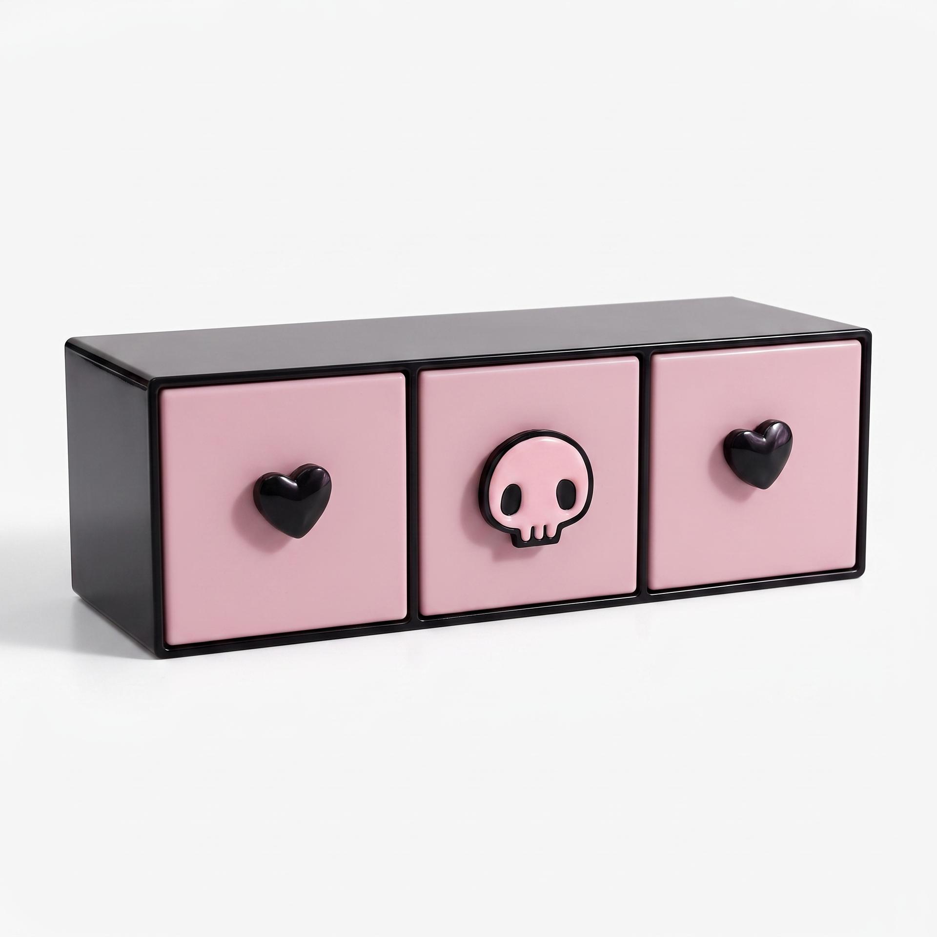 Dark Kawaii Convertible Organizer Box - 2-in-1