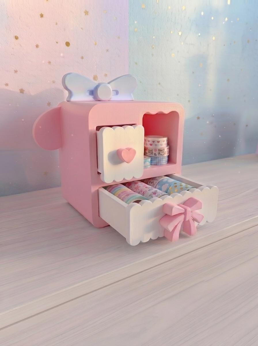 Desk Organizer Girly Storage  with Drawers box — photo 2 of 4