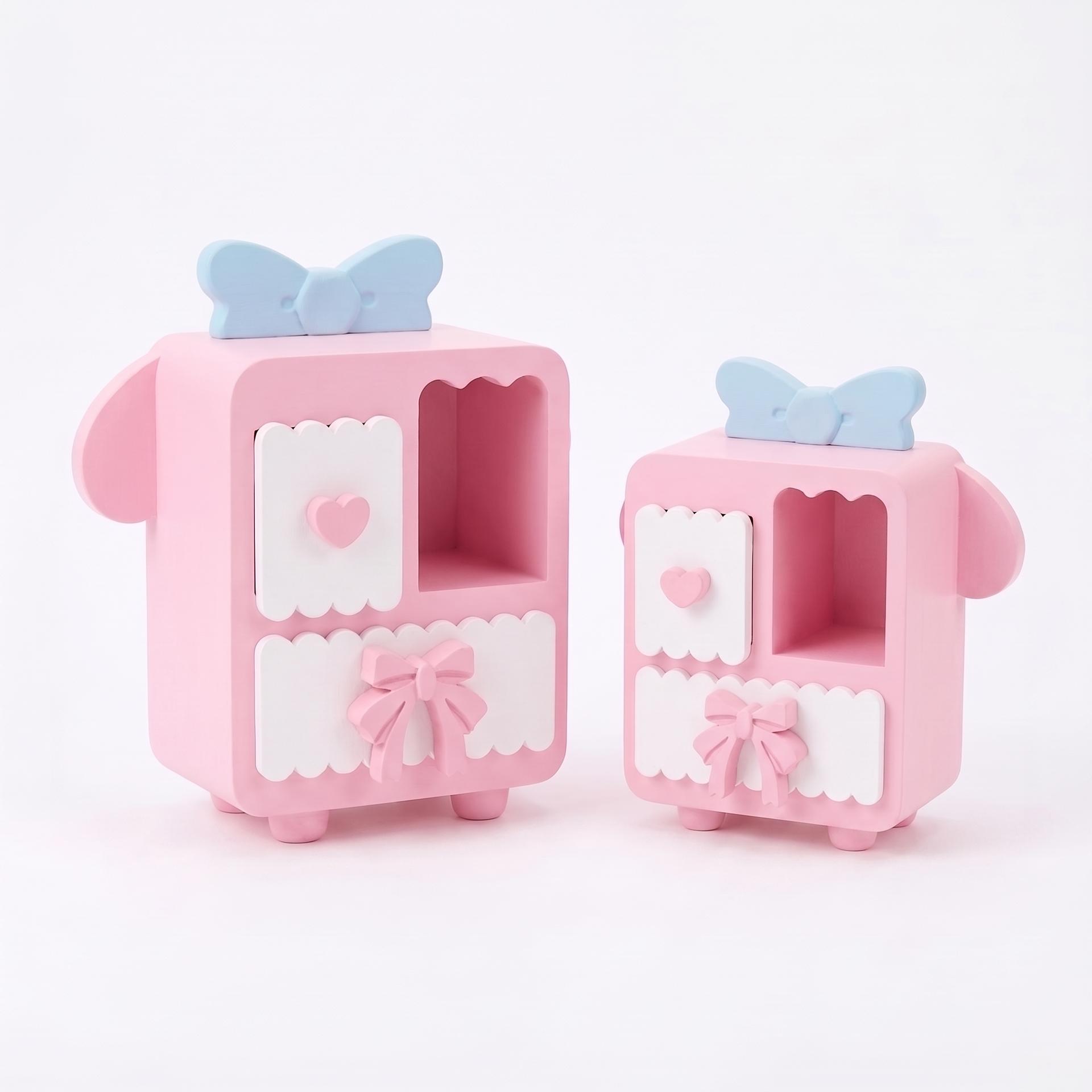 Desk Organizer Girly Storage  with Drawers box