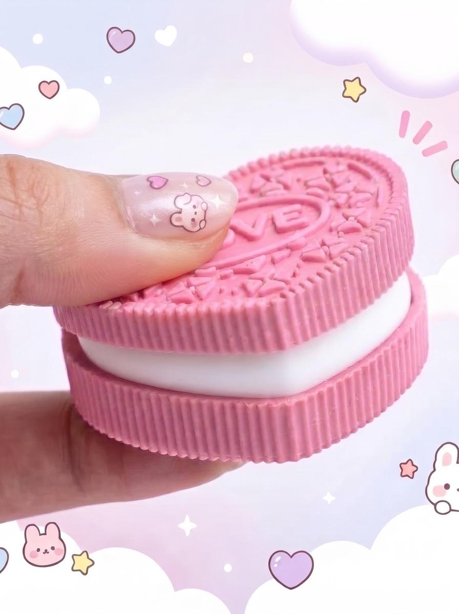 Pink Heart Cookie - Fidget Clicker — photo 2 of 4