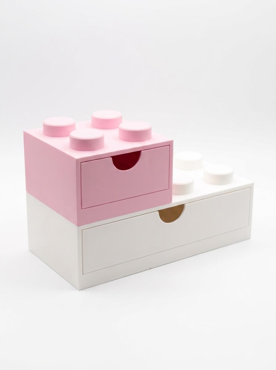 Building Block Desk Organizer Modular Stackable Storage Drawers — photo 2 of 2