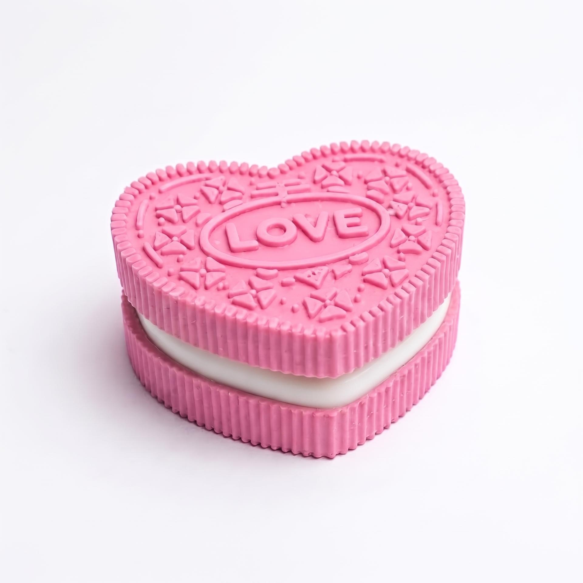 Pink Heart Cookie - Fidget Clicker